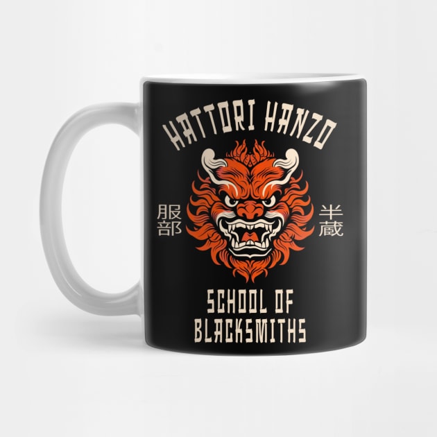 School Of Blacksmiths - Hattori Hanzo by Tshirt Samurai